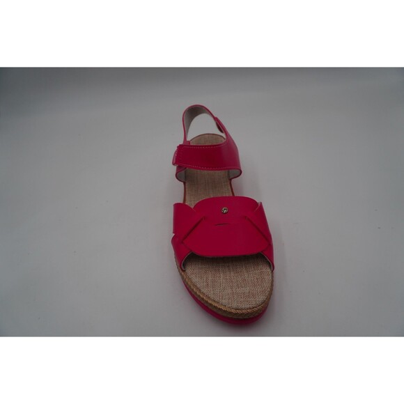 Shein Pink Braid Detail Midsole Espadrille Wedge Sandals Size 43 - Picture 5 of 12